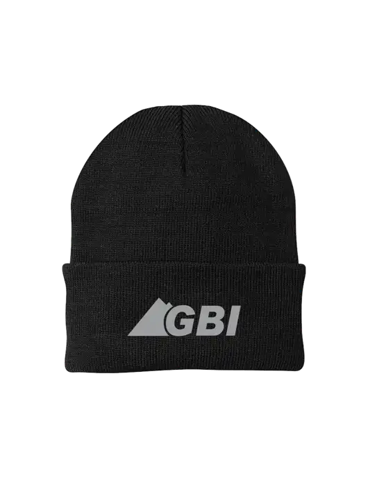 Black Knit Cap w/Great Basin Industrial Logo