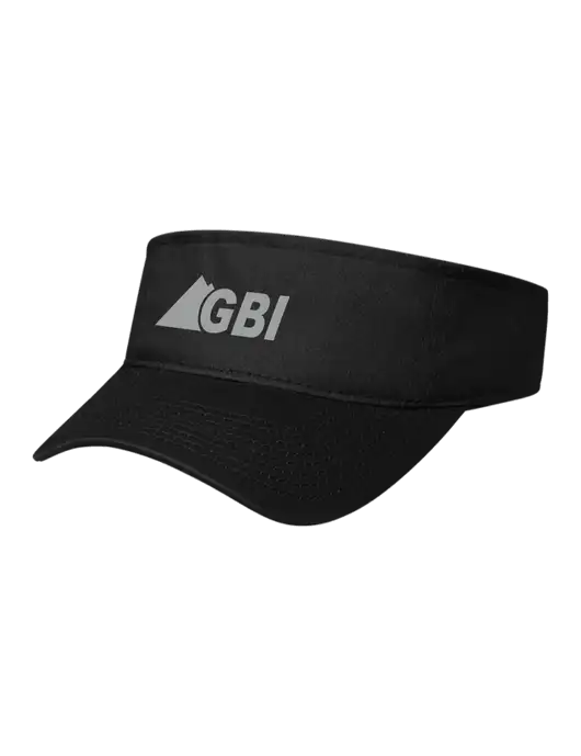 Black Cap Visor w/Great Basin Industrial Logo