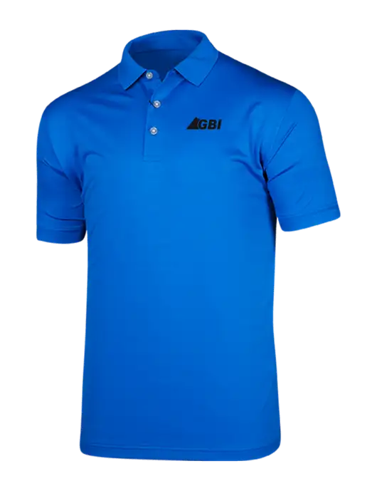 Callaway Vibrant Royal Blue Ventilated Polo w/Great Basin Industrial Logo
