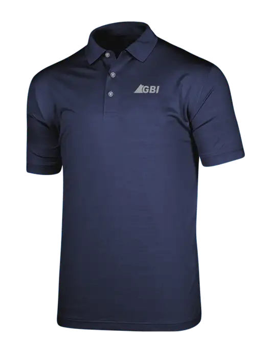 Callaway Vibrant Navy Ventilated Polo w/Great Basin Industrial Logo