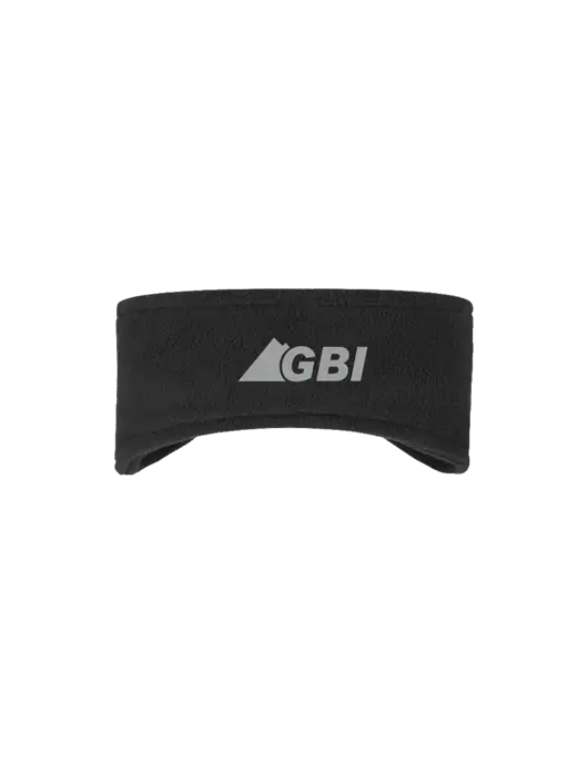 Black Stretch Fleece Headband w/Great Basin Industrial Logo