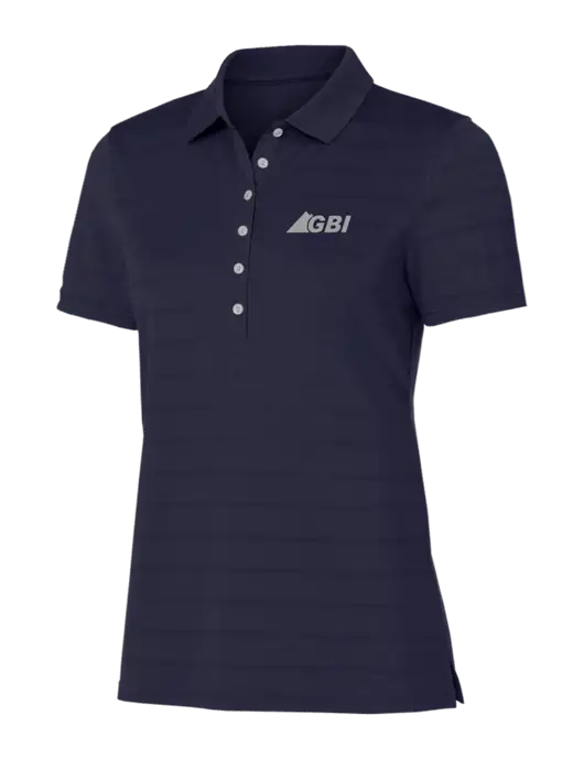 Callaway Womens Navy Ventilated Polo w/Great Basin Industrial Logo