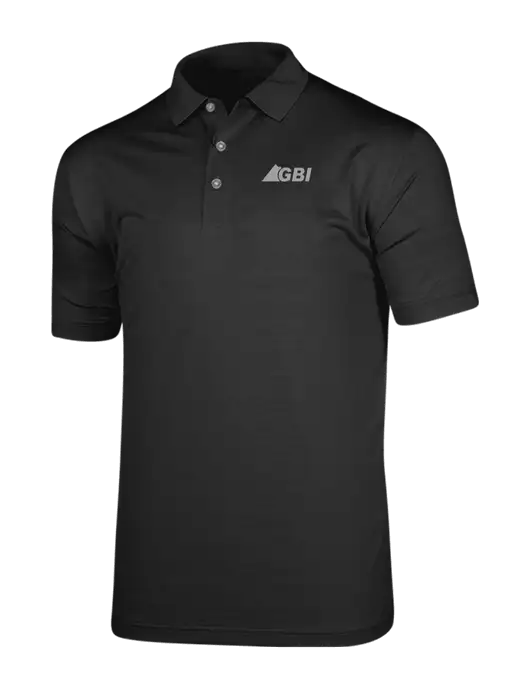 Callaway Vibrant Black Ventilated Polo w/Great Basin Industrial Logo