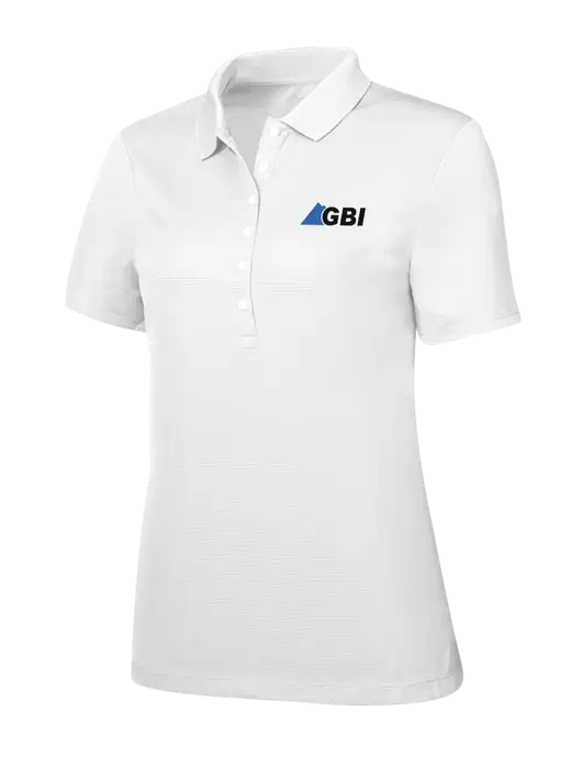 Callaway Womens Ottoman Bright White Polo w/Great Basin Industrial Logo