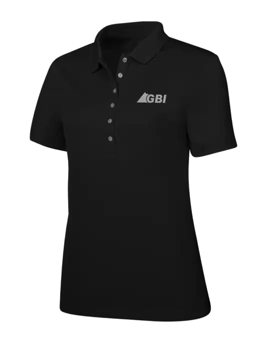 Callaway Womens Ottoman Black Polo w/Great Basin Industrial Logo