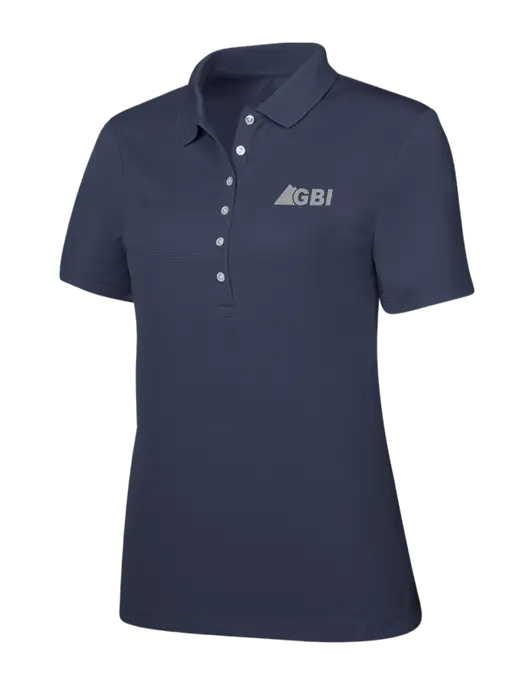 Callaway Womens Ottoman Navy Polo w/Great Basin Industrial Logo