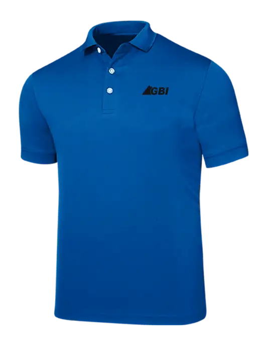 Callaway Ottoman Royal Blue Polo w/Great Basin Industrial Logo