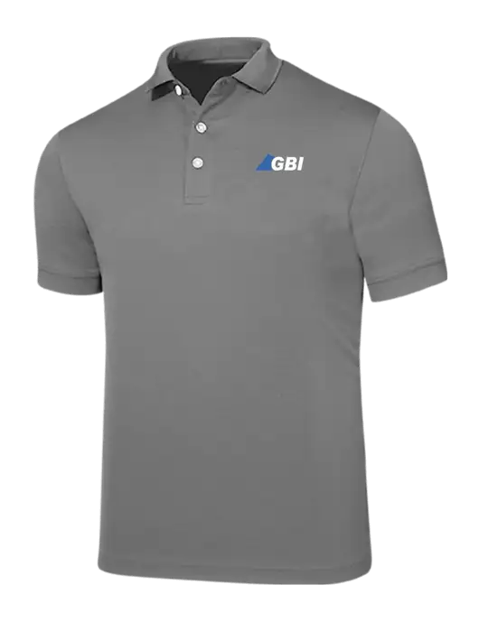 Callaway Ottoman Medium Grey Polo w/Great Basin Industrial Logo