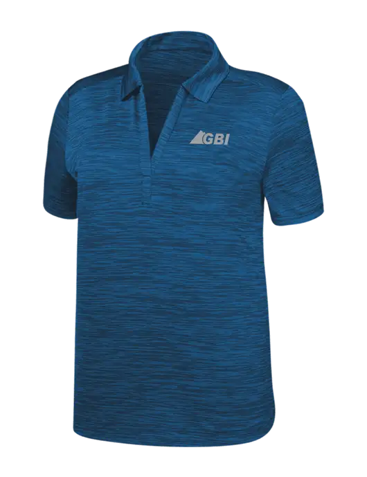 Callaway Womens Medium Slate Blue Broken Stripe w/Great Basin Industrial Logo