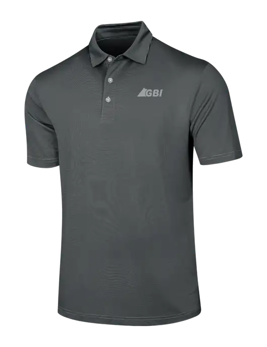 Callaway Black Fine Line Stripe Polo w/Great Basin Industrial Logo