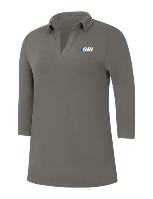 Womens Dark Grey Luxe Knit Tunic w/Great Basin Industrial Logo
