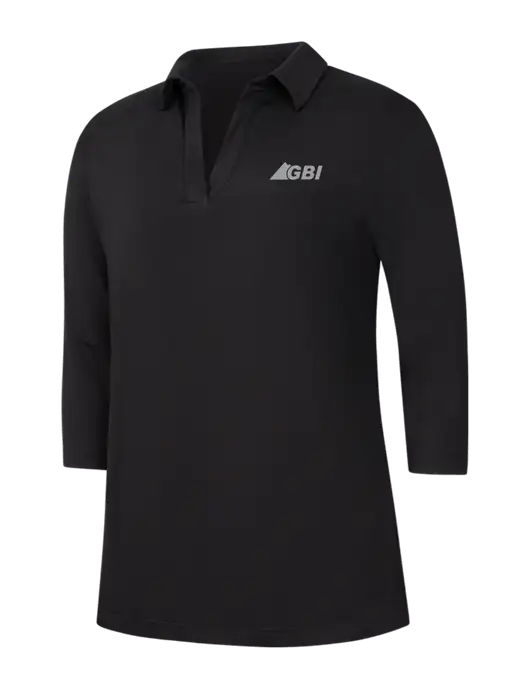 Womens Black Luxe Knit Tunic w/Great Basin Industrial Logo