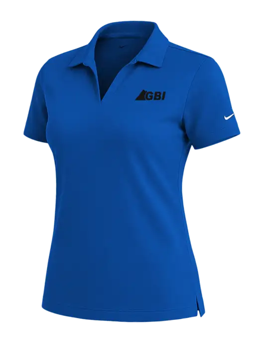 NIKE Royal Womens Dri-Fit Micro Pique Polo w/Great Basin Industrial Logo