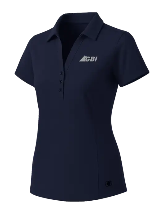 OGIO Womens Navy ONYX Polo w/Great Basin Industrial Logo