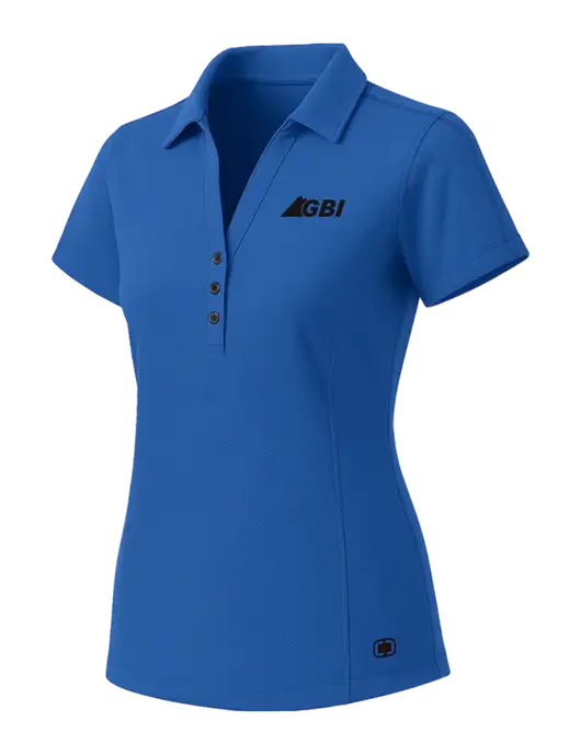 OGIO Womens Royal Blue ONYX Polo w/Great Basin Industrial Logo