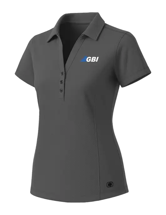 OGIO Womens Medium Grey ONYX Polo w/Great Basin Industrial Logo