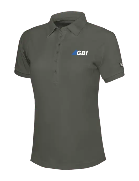 OGIO Womens Medium Grey Jewel Polo w/Great Basin Industrial Logo