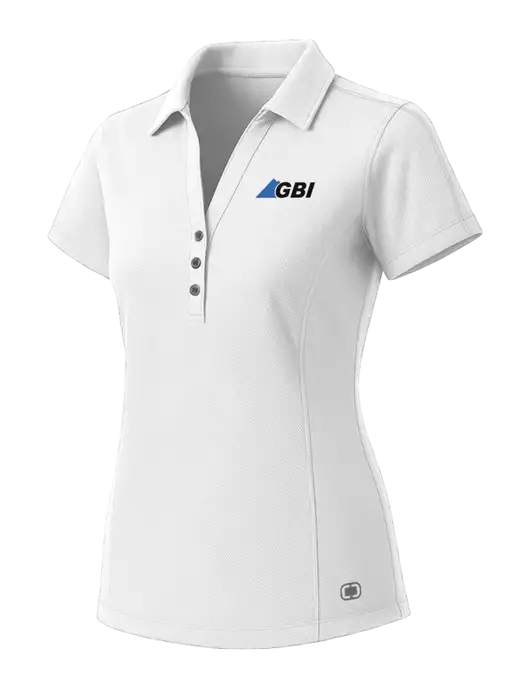 OGIO Womens White ONYX Polo w/Great Basin Industrial Logo