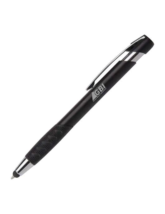 Alize Black Stylus Black Ink Pen w/Great Basin Industrial Logo