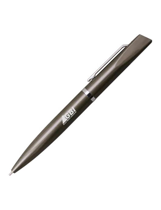 Santos Gunmetal Pen - Black Ink w/Great Basin Industrial Logo