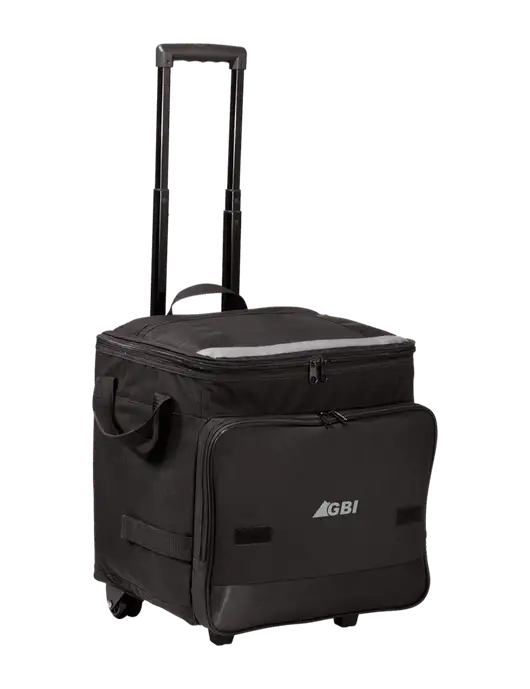 Black Rolling Cooler w/Great Basin Industrial Logo