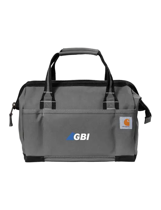 Carhartt Foundry Series 14” Grey Tool Bag w/Great Basin Industrial Logo