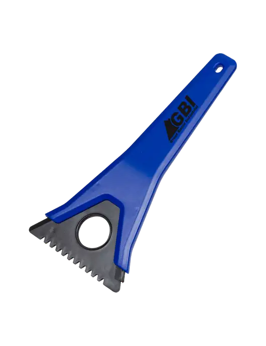 TriBlade Blue Windshield Scraper w/Great Basin Industrial Logo