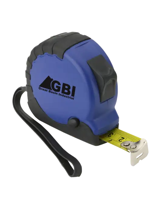 Blue Tape Measure, 16' w/Great Basin Industrial Logo