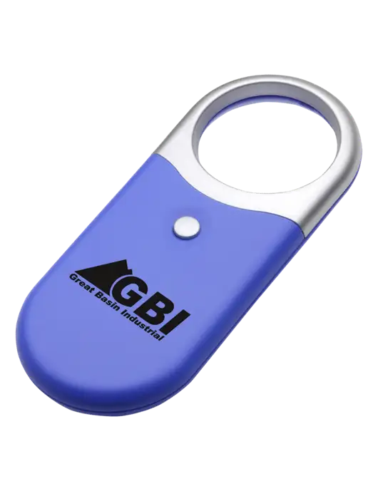 Compact Blue Magnifier Light w/Great Basin Industrial Logo