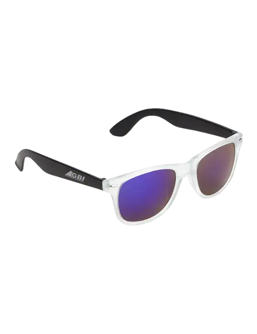 Key West Black Mirrored Sunglasses w/Great Basin Industrial Logo