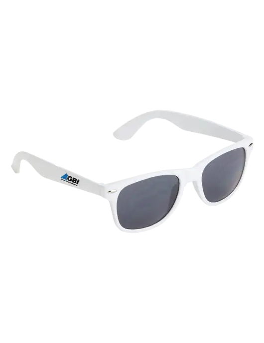 Daytona White Sunglasses w/Great Basin Industrial Logo