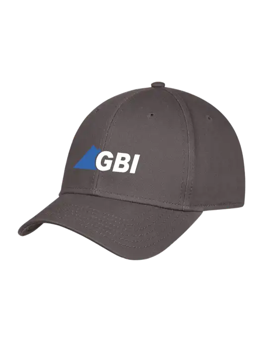 Charcoal Structured Cap Hook & Loop w/Great Basin Industrial Logo