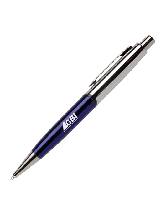 Chimera Blue Pen - Black Ink w/Great Basin Industrial Logo