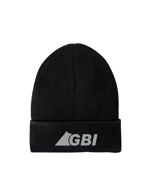 Recycled Black Beanie w/Great Basin Industrial Logo