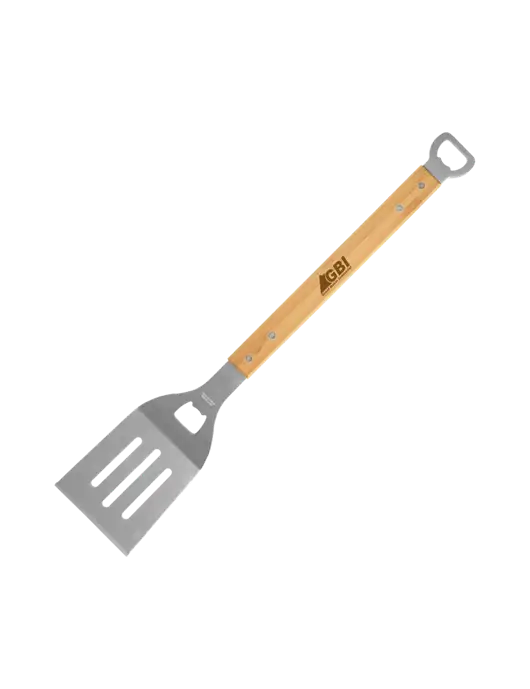 Bamboo BBQ Spatula w/Great Basin Industrial Logo