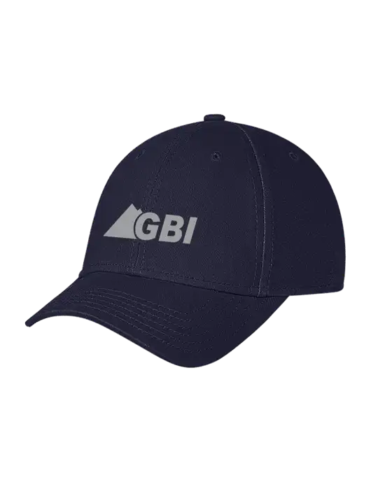 Navy Structured Soft Snap Closure Hook & Loop Cap w/Great Basin Industrial Logo