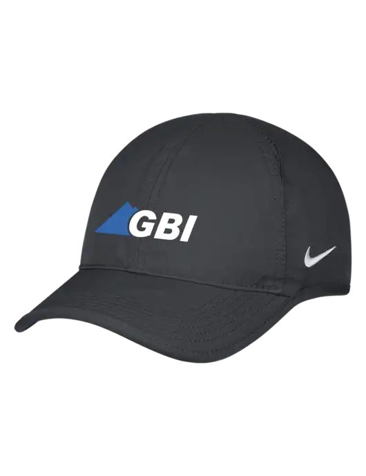 Nike Charcoal Featherlight Cap w/Great Basin Industrial Logo