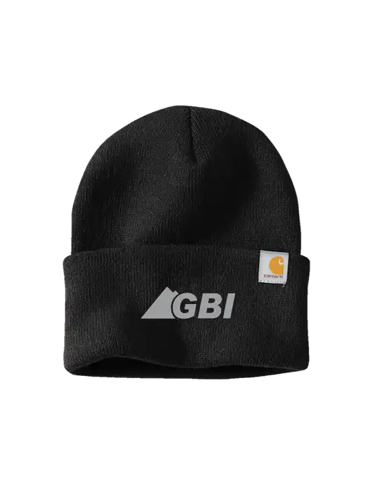 Carhartt Black Watch Cap 2.0 w/Great Basin Industrial Logo