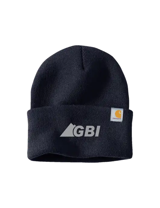 Carhartt Navy Watch Cap 2.0 w/Great Basin Industrial Logo