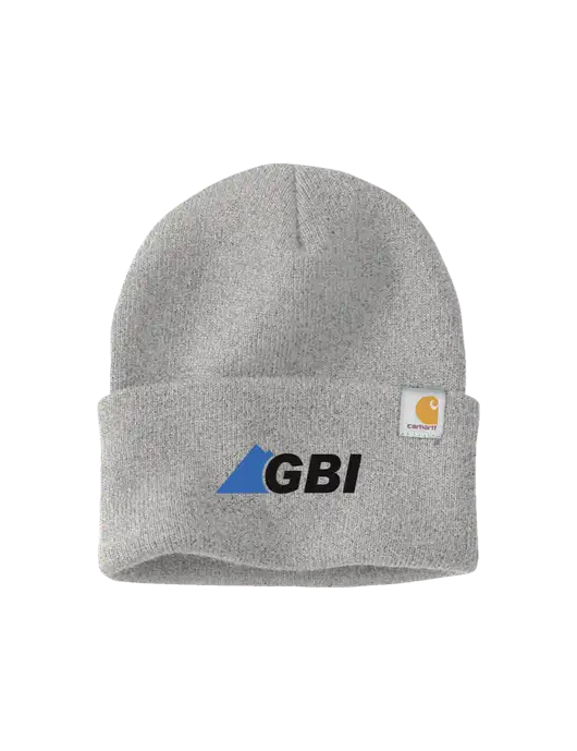 Carhartt Light Grey Heather Watch Cap 2.0 w/Great Basin Industrial Logo