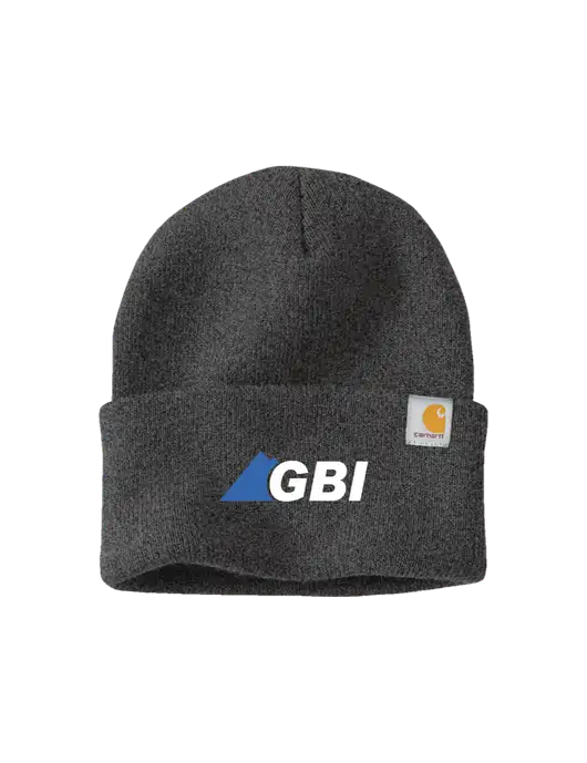 Carhartt Dark Grey Watch Cap 2.0 w/Great Basin Industrial Logo
