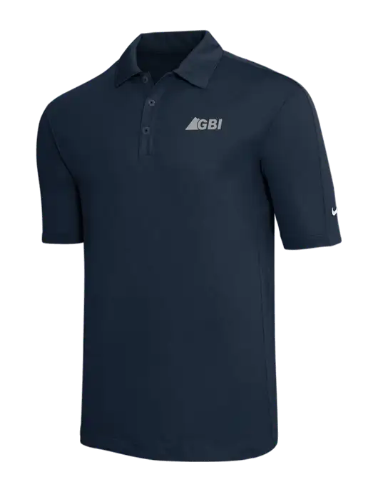 Nike Navy Tech Sport Dri-FIT Polo w/Great Basin Industrial Logo