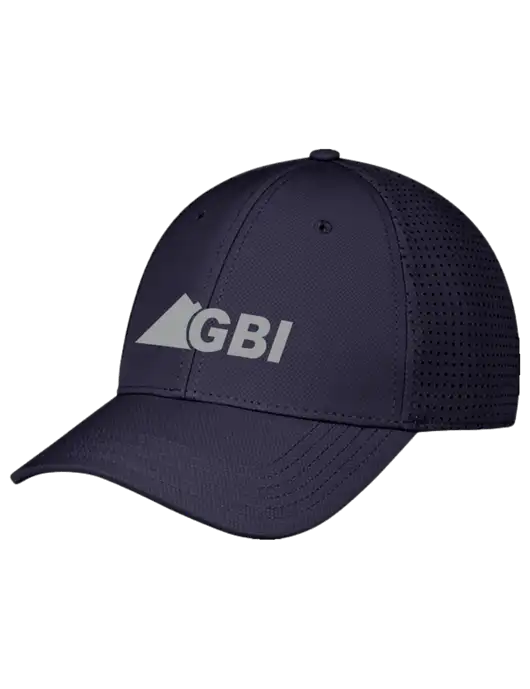 Navy Performance Stretchable Cap Hook & Loop w/Great Basin Industrial Logo