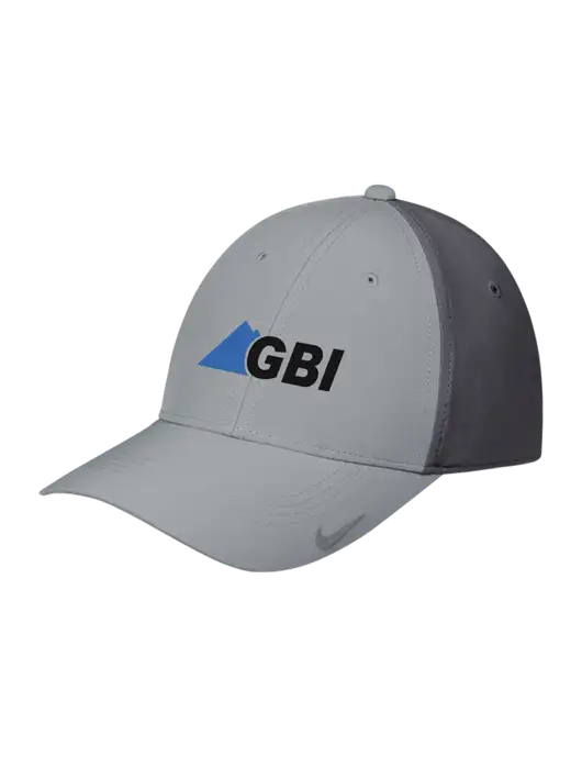 Nike Light Grey/Dark Grey Dri-FIT Legacy Cap w/Great Basin Industrial Logo