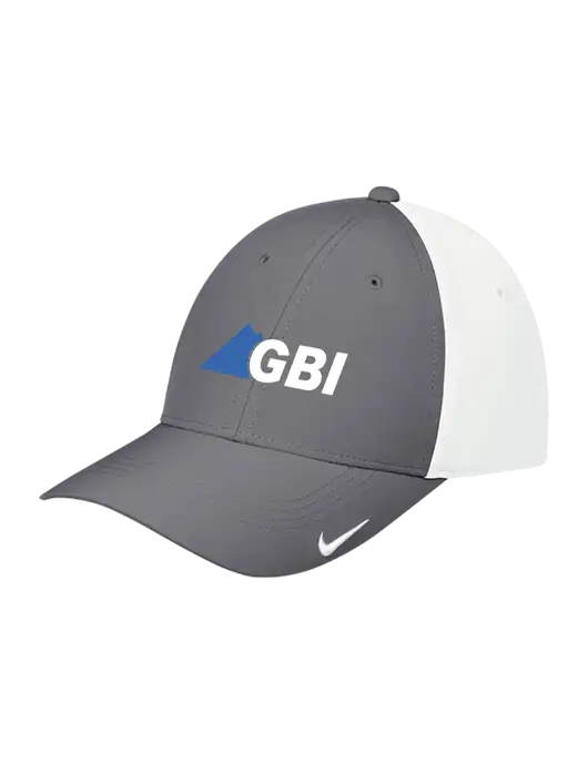 Nike Dark Grey/White Dri-FIT Legacy Cap w/Great Basin Industrial Logo