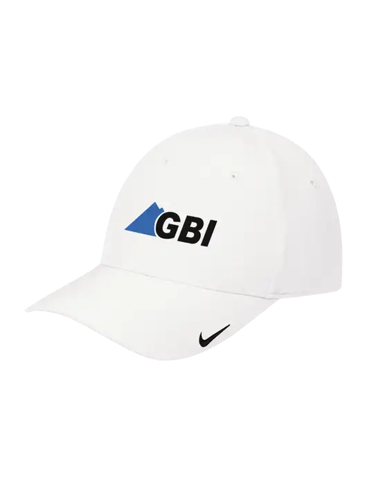 Nike White Dri-FIT Legacy Cap w/Great Basin Industrial Logo