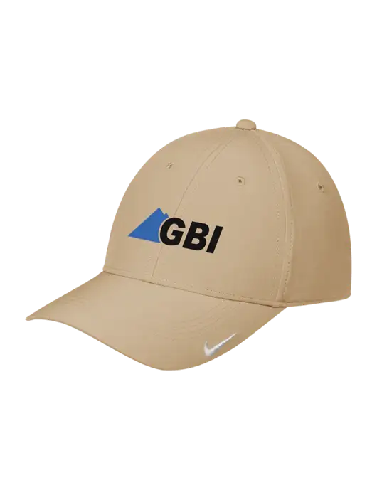 Nike Tan Dri-FIT Legacy Cap w/Great Basin Industrial Logo