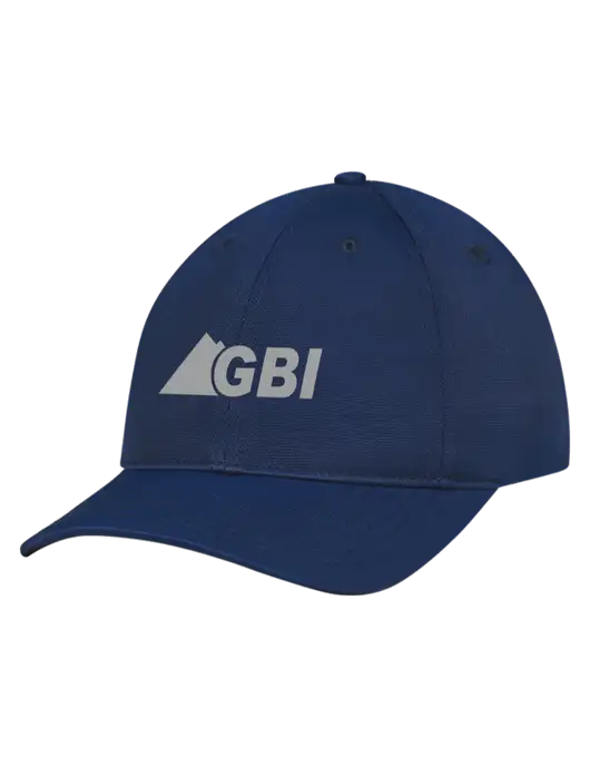 Navy Nylon Twill Performance Cap w/Great Basin Industrial Logo