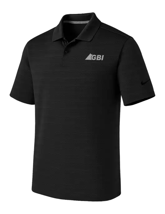 Nike Black Dri-FIT Vapor Jacquard Polo w/Great Basin Industrial Logo