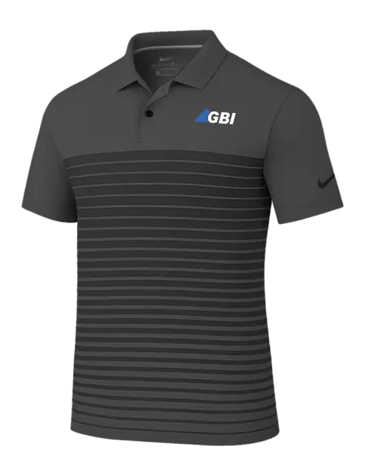 Nike Dark Grey Dri-FIT Vapor Block Polo w/Great Basin Industrial Logo